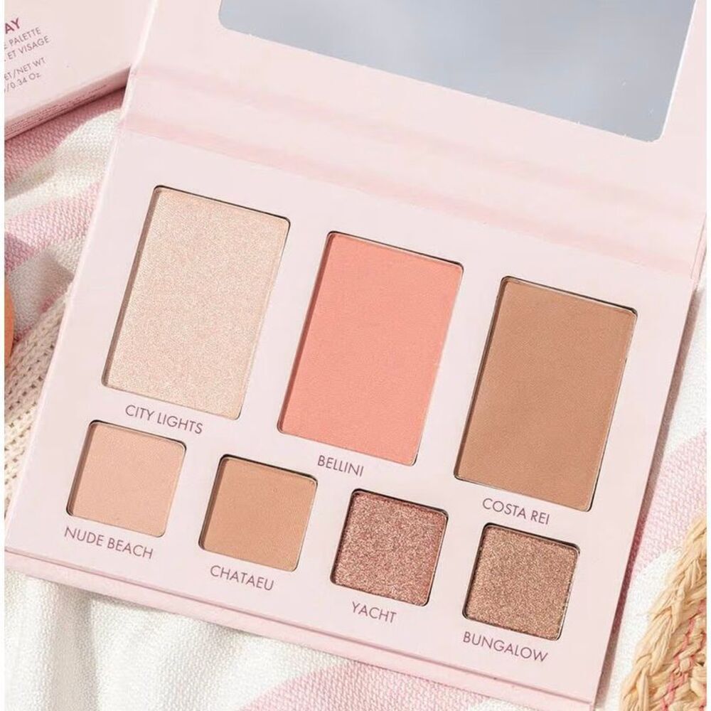 WANDER BEAUTY - Getaway Eye and Face Palette in "Sunkissed" - 7 Neutral Shades - Picture 9 of 15